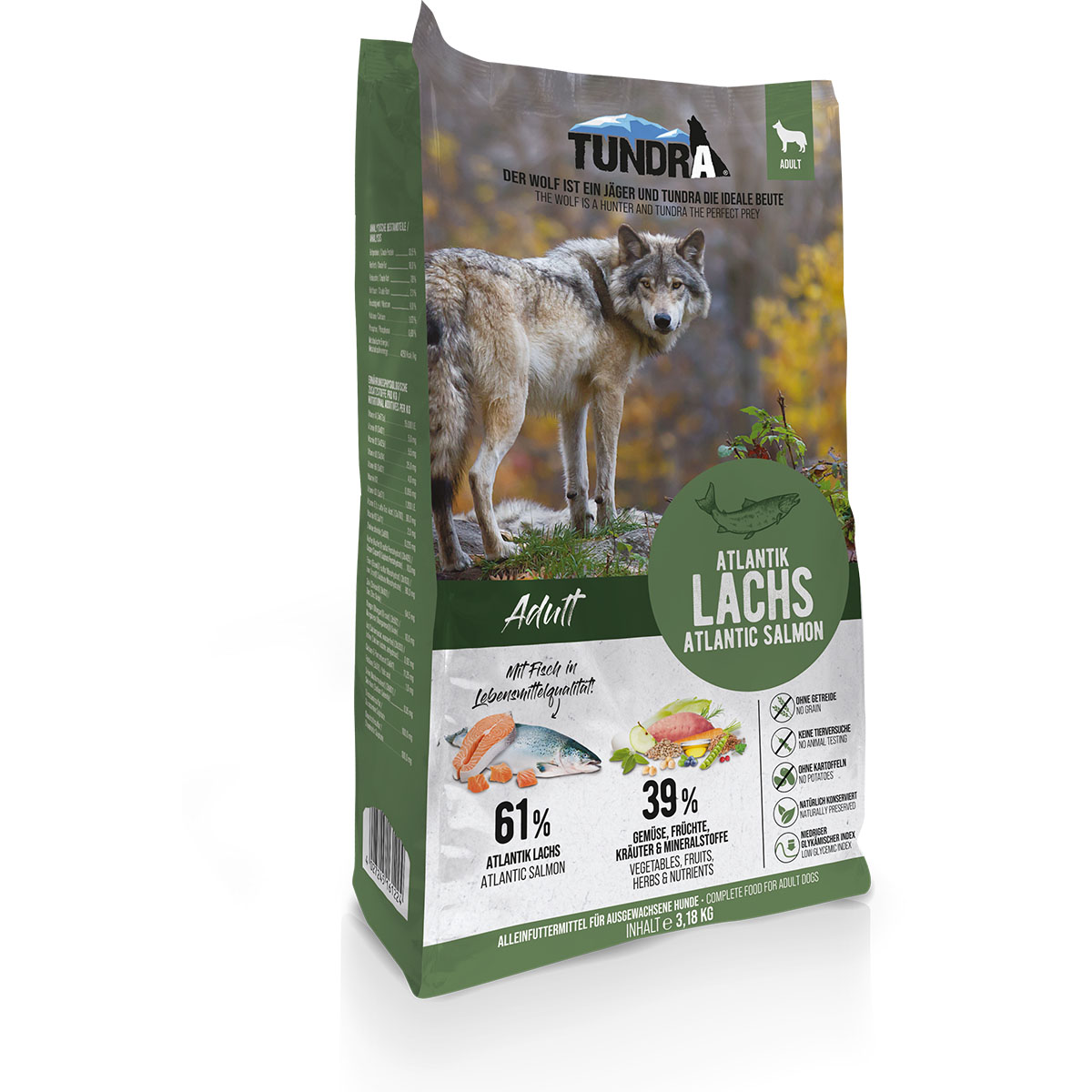 Tundra Trockenfutter Atlantik Lachs 3,18kg Tundra Trockenfutter Atlantik Lachs 3,18kg von Tundra