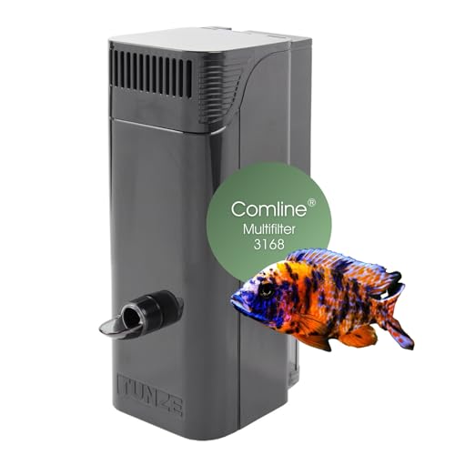 Tunze Comline Multifilter 3168 I Süßwasserfilter zur Oberflächenabsaugung + Absaugung von Bodennähe für Aquarien mit 200-500 L I Aquariumfilter mit starker Magnethalterung I Flexibles Filtermedium von Tunze