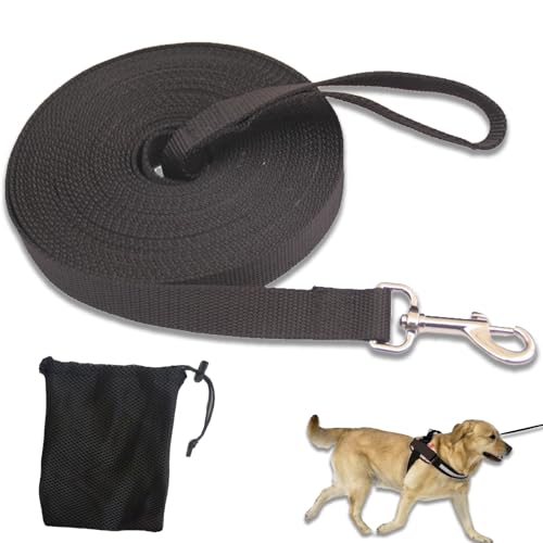 Trainingsleine für Hunde, 15 m lange Hundeleine, verstellbare Hundeleine, Leine für Haustierverfolgung und Gehorsam, geeignet für große, mittelgroße und kleine Haustiere zum Spielen im Freien Trainingsleine für Hunde, 15 m lange Hundeleine, verstellbare Hundeleine, Leine für Haustierverfolgung und Gehorsam, geeignet für große, mittelgroße und kleine Haustiere zum Spielen im Freien von TuseRxln