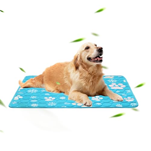 Kühlmatte für Hunde,rutschfeste Katzen Kühlmatte Bett Kühlkissen Hund,100 * 70cm, Hundedecke Kühl Kühlende Hundematte für Zuhause Unterwegs oder im Auto Kühlmatte für Hunde,rutschfeste Katzen Kühlmatte Bett Kühlkissen Hund,100 * 70cm, Hundedecke Kühl Kühlende Hundematte für Zuhause Unterwegs oder im Auto von Tutamaz