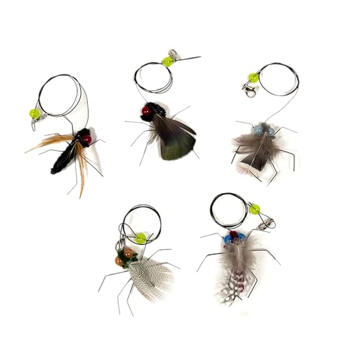 Tutuone 5 x Katzenspielzeug-Nachfüllpackungen mit Schnur (5 x Nachfüllungen) von Tutuone