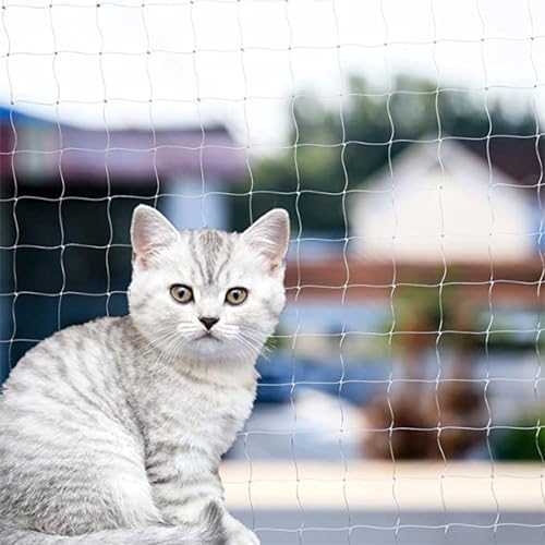 Tuwyii Katzennetz für Balkon, 4x3m Fenster katzenschutznetz, vogelnetze vogelschutznetz, 30m Befestigungsseil, balkonnetz für ohne Bohren, für den Außenbalkon Treppenhaus Fenstertür Haustiere Tuwyii Katzennetz für Balkon, 4x3m Fenster katzenschutznetz, vogelnetze vogelschutznetz, 30m Befestigungsseil, balkonnetz für ohne Bohren, für den Außenbalkon Treppenhaus Fenstertür Haustiere von Tuwyii