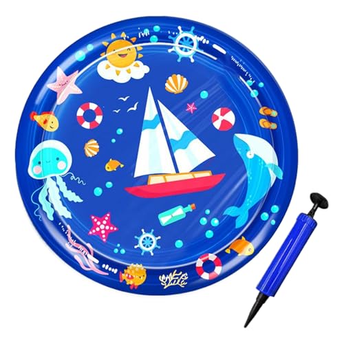 Tuxuseo Katzen Wasserspielmatte Sensorik | Sensorische Wasser Spielmatte | Sommer Wassersensorische Spielmatte | Katzenspielzeug Wassermatte - Interaktives Spielzeug Für Katzen Und Hunde Tuxuseo Katzen Wasserspielmatte Sensorik | Sensorische Wasser Spielmatte | Sommer Wassersensorische Spielmatte | Katzenspielzeug Wassermatte - Interaktives Spielzeug Für Katzen Und Hunde von Tuxuseo