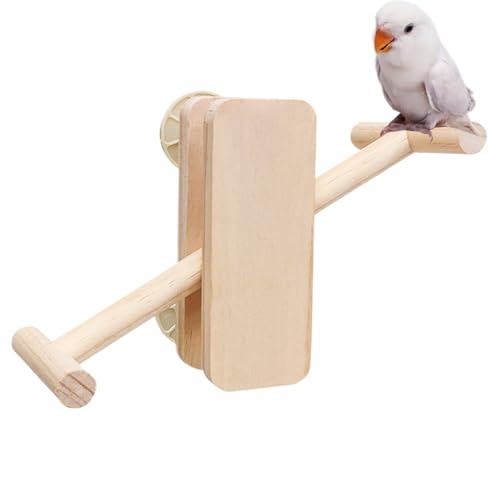 Tuxuseo Vogelkäfig Spielzeug | Mehrfunktionale Interaktive Sitzstange Für Vogelkäfig - Kauresistenter Wellensittich Spielplatz Zum Stehen Spielen Ausruhen Unterhalten von Tuxuseo