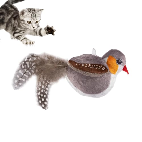Tuxxjzm Flapping Bird Cat Toy | Flapping Wings Chirping Bird - Interactive Realistic Bird Cat Toy, Cat Toy Bird That Flaps, Automatic Cat Toy for Cats Kittens Tuxxjzm Flapping Bird Cat Toy | Flapping Wings Chirping Bird - Interactive Realistic Bird Cat Toy, Cat Toy Bird That Flaps, Automatic Cat Toy for Cats Kittens von Tuxxjzm