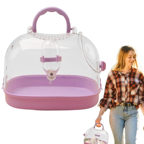 Tuxxjzm Hamster Reisekäfig Tragbarer Hamsterkäfig Inklusive Wasserflasche Durchsichtiger Leichter Atmungsaktiver Meerschweinchen Reisekäfig für Frettchen Chinchillas Mäuse Eichhörnchen Tuxxjzm Hamster Reisekäfig Tragbarer Hamsterkäfig Inklusive Wasserflasche Durchsichtiger Leichter Atmungsaktiver Meerschweinchen Reisekäfig für Frettchen Chinchillas Mäuse Eichhörnchen von Tuxxjzm