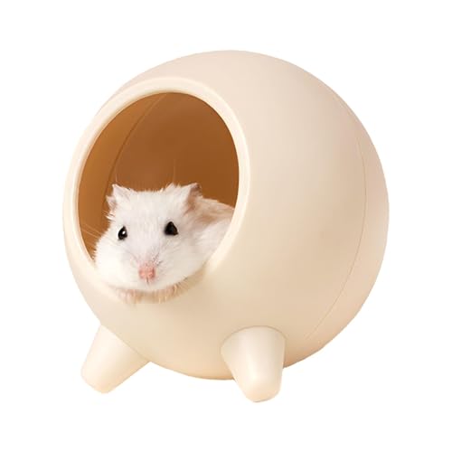 Tuxxjzm Hamsterbett, Hamsterhaus - Haustierhüttenhöhle,Hamster-Schlafnest, Winterhütte für Hamster, Chinchilla und Igel, Käfigzubehör Tuxxjzm Hamsterbett, Hamsterhaus - Haustierhüttenhöhle,Hamster-Schlafnest, Winterhütte für Hamster, Chinchilla und Igel, Käfigzubehör von Tuxxjzm