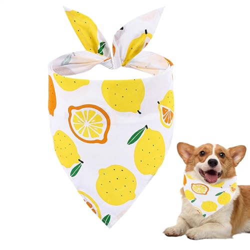 Tuxxjzm Haustier-Lätzchen, weiches Dreieckstuch mit Obstdruck, Cartoon-Hunde-Lätzchen, Obstdruck, Haustier-Halstuch für Haustiere, Hunde, große Hunde Tuxxjzm Haustier-Lätzchen, weiches Dreieckstuch mit Obstdruck, Cartoon-Hunde-Lätzchen, Obstdruck, Haustier-Halstuch für Haustiere, Hunde, große Hunde von Tuxxjzm