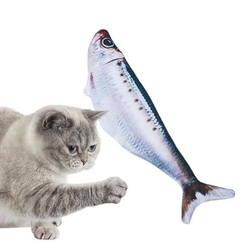 Tuxxjzm Katzenminze-Spielzeug, Fisch, Katzenspielzeug, Selbstunterhaltung, interaktives Wackeln, Springen, elektrischer Fisch für Indoor-Kätzchenschleifen Tuxxjzm Katzenminze-Spielzeug, Fisch, Katzenspielzeug, Selbstunterhaltung, interaktives Wackeln, Springen, elektrischer Fisch für Indoor-Kätzchenschleifen von Tuxxjzm