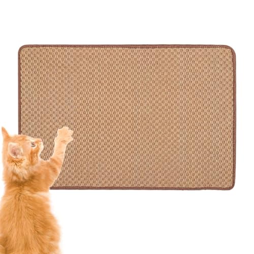 Tuxxjzm Kratzmatte für Katzen, Sisal, Bett, Sofa, Katzenkratzer, verdickter Möbelschutz, Katzenspielzeug für Katzen, Krallenschleifen, Nägel Tuxxjzm Kratzmatte für Katzen, Sisal, Bett, Sofa, Katzenkratzer, verdickter Möbelschutz, Katzenspielzeug für Katzen, Krallenschleifen, Nägel von Tuxxjzm