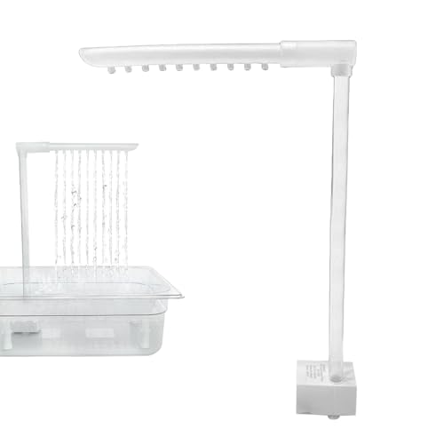 Tuxxjzm Papageiendusche – Brunnenkäfig Vogelbad mit fließendem Wasser – praktisches automatisches Haustier-Pool-Spielzeug für Wellensittiche, Sittiche, Sittiche, Badzubehör von Tuxxjzm