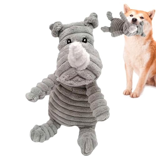 Tuxxjzm Quietschendes Hundespielzeug, Plüschtier mit Quietscher, interaktives, niedliches, lustiges weiches Welpenspielzeug zum Kauen und Spielen, um sie beschäftigt zu halten Tuxxjzm Quietschendes Hundespielzeug, Plüschtier mit Quietscher, interaktives, niedliches, lustiges weiches Welpenspielzeug zum Kauen und Spielen, um sie beschäftigt zu halten von Tuxxjzm