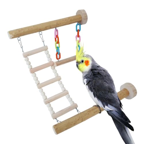 Tuxxjzm Vogel-Papageienspielzeug, Leitern, Papageienspielzeug, Schaukelbrücke, Hängematte, , Vogel, Papageienständer, Schaukel, Kauspielzeug, Nymphensittichkäfig-Hängematte Tuxxjzm Vogel-Papageienspielzeug, Leitern, Papageienspielzeug, Schaukelbrücke, Hängematte, , Vogel, Papageienständer, Schaukel, Kauspielzeug, Nymphensittichkäfig-Hängematte von Tuxxjzm