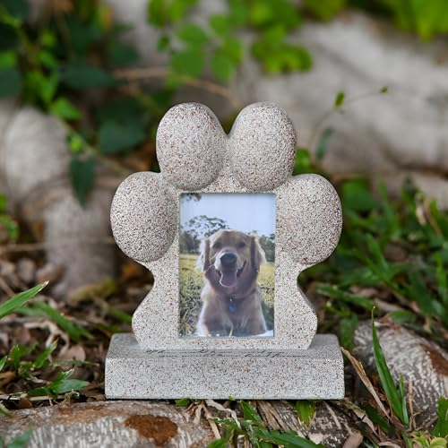 Tuzsocr Tiergrabstein,Gedenkstein für liebevolle Hunde,Grabschmuck für Hund,Harz Pfotenform Plakette mit Rahmen,Wetterfest imprägniert als Grabschmuck für Tiergrab Hundegrab,Grabdeko Andenken (Beige) Tuzsocr Tiergrabstein,Gedenkstein für liebevolle Hunde,Grabschmuck für Hund,Harz Pfotenform Plakette mit Rahmen,Wetterfest imprägniert als Grabschmuck für Tiergrab Hundegrab,Grabdeko Andenken (Beige) von Tuzsocr