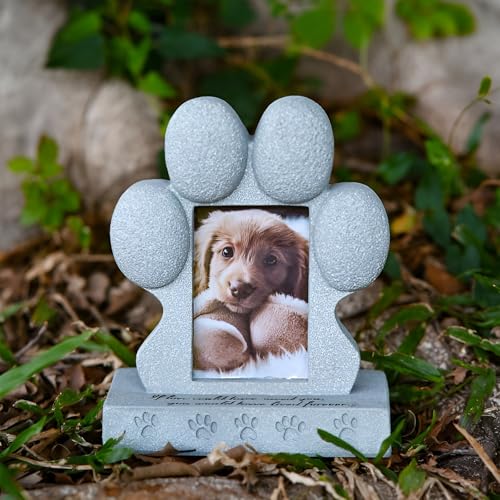 Tuzsocr Tiergrabstein,Gedenkstein für liebevolle Hunde,Grabschmuck für Hund,Harz Pfotenform Plakette mit Rahmen,Wetterfest imprägniert als Grabschmuck für Tiergrab Hundegrab,Grabdeko Andenken (Grau) Tuzsocr Tiergrabstein,Gedenkstein für liebevolle Hunde,Grabschmuck für Hund,Harz Pfotenform Plakette mit Rahmen,Wetterfest imprägniert als Grabschmuck für Tiergrab Hundegrab,Grabdeko Andenken (Grau) von Tuzsocr