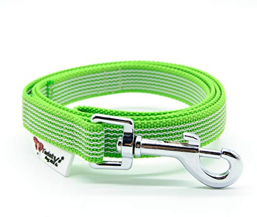 Twinkys Dog Style Schleppleine Hundeleine gummiert 20 mm breit für Hunde bis 50 kg - MIT Handschlaufe 1 Meter Neon Grün Made in Germany Twinkys Dog Style Schleppleine Hundeleine gummiert 20 mm breit für Hunde bis 50 kg - MIT Handschlaufe 1 Meter Neon Grün Made in Germany von Twinkys