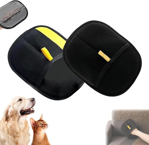 Twinsun 2 Stück Fellmagnet, 2025 New Pet Hair Remover Glove, Wiederverwendbare Antistatische Handschuhe Doppelseitige, Für Glattes Und Gesundes Fell Haustier Für Kleidung ( Twinsun 2 Stück Fellmagnet, 2025 New Pet Hair Remover Glove, Wiederverwendbare Antistatische Handschuhe Doppelseitige, Für Glattes Und Gesundes Fell Haustier Für Kleidung ( von Twinsun