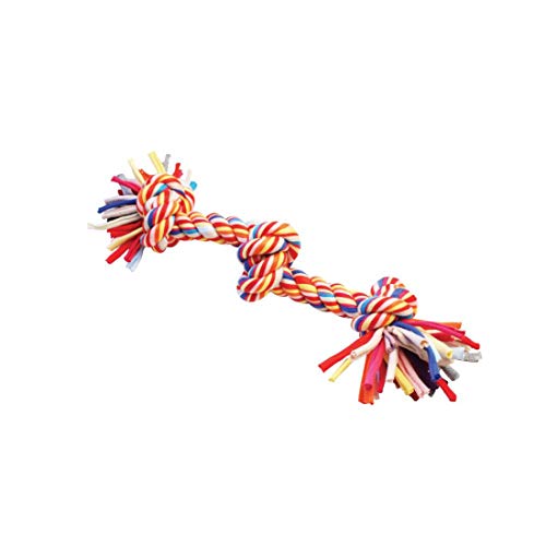 happypet Nuts for Knots Twist-Tee Hundespielzeug, 2 Knoten, Baumwolle, Größe M von happypet