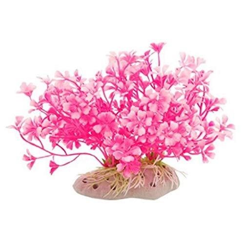 Txyk Künstliche Wasserpflanzen, Aquarium Lebendige Simulation Pflanze Kreatur Dekoration Rosa 1 STÜCKE von Txyk