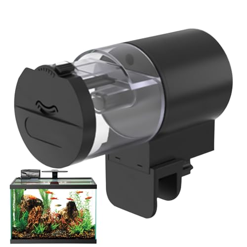 TyCylKu Automatischer Fischfutterautomat Für Kleine Aquarien,100ml Automatischer Futterautomat Für Aquarien | Programmierbare Maschine, Batteriebetrieben Mit Klemmhalterung Für Guppy Koi Schildkröte TyCylKu Automatischer Fischfutterautomat Für Kleine Aquarien,100ml Automatischer Futterautomat Für Aquarien | Programmierbare Maschine, Batteriebetrieben Mit Klemmhalterung Für Guppy Koi Schildkröte von TyCylKu