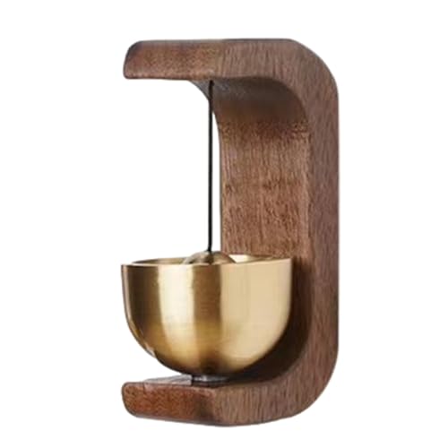 TyCylKu Magnetische Türklingel Messingm, 4,5x3,5x7cm Walnussholz/Buchenholz Türklingel Für Eingang, Handgefertigter Hölz Türklingels Mit Messingglocke,Ladenbesitzer Glocke Türklingels TyCylKu Magnetische Türklingel Messingm, 4,5x3,5x7cm Walnussholz/Buchenholz Türklingel Für Eingang, Handgefertigter Hölz Türklingels Mit Messingglocke,Ladenbesitzer Glocke Türklingels von TyCylKu