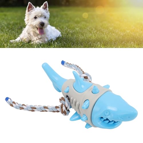 Pets Dog Chew Toy, Shark Shaped Treat Dispensing Dog Toys, Chew Toys for Large Medium Breed, Interactive Durable Nylon Bone Toys Pets Dog Chew Toy, Shark Shaped Treat Dispensing Dog Toys, Chew Toys for Large Medium Breed, Interactive Durable Nylon Bone Toys von Tyenaza