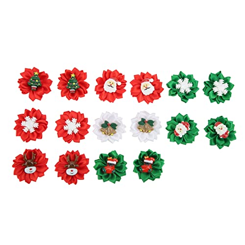 Tyenaza 16 Stück Hundehaarschleifen, geknotete Schleifen für Welpen, Hunde, Haustiere, Blumenhaar, Haarknoten, Schleife für Weihnachten, Hunde, Katzen, Fellpflegezubehör Tyenaza 16 Stück Hundehaarschleifen, geknotete Schleifen für Welpen, Hunde, Haustiere, Blumenhaar, Haarknoten, Schleife für Weihnachten, Hunde, Katzen, Fellpflegezubehör von Tyenaza