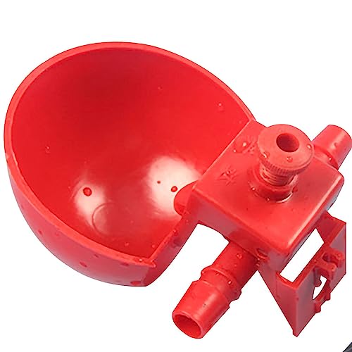 Tyenaza Automatische Hühnerwasserbecher, verstellbar, einfache Installation, Kunststofffüllung, Geflügeltrinkschale für Küken, Wachteln, Tauben, Tauben Tyenaza Automatische Hühnerwasserbecher, verstellbar, einfache Installation, Kunststofffüllung, Geflügeltrinkschale für Küken, Wachteln, Tauben, Tauben von Tyenaza