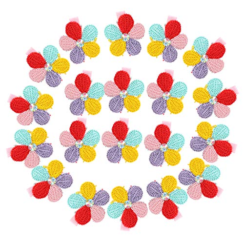 Tyenaza Haustier-Kopfbedeckung, 20 Stück, Polyester, buntes Haustier-Blütenblatt-Haarnadel-Kopfbedeckung, Dekorationszubehör für Katzen, Hunde, Alltag, Party, Hochzeit Tyenaza Haustier-Kopfbedeckung, 20 Stück, Polyester, buntes Haustier-Blütenblatt-Haarnadel-Kopfbedeckung, Dekorationszubehör für Katzen, Hunde, Alltag, Party, Hochzeit von Tyenaza