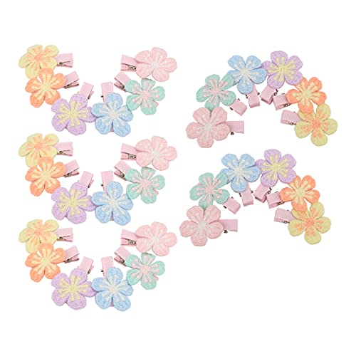 Tyenaza Hundekopfschmuck, 30 Stcs Hundehaarbögen Blumen Topknot Hundekopfschmuck Topknot Stylish Haustierpflege Accessoires für Welpen Katzen Katzen von Tyenaza