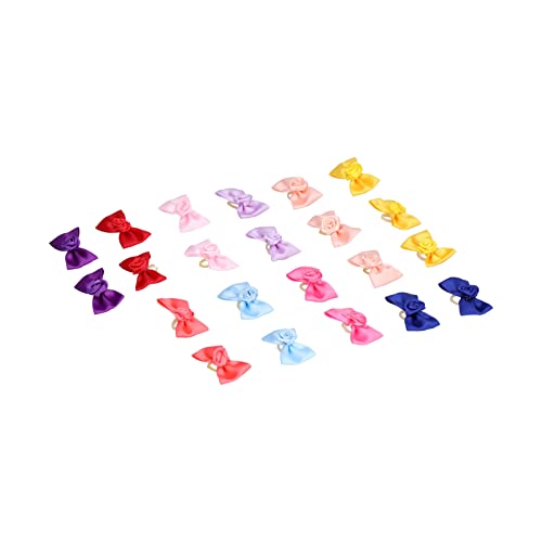 Tyenaza Hundeschleifen, Hundehaarspangen, modische, tragbare, niedliche Tierhaarschleifen mit Gummibändern für Hunde, Katzen, Kaninchen, Partykleidung, Alltag Tyenaza Hundeschleifen, Hundehaarspangen, modische, tragbare, niedliche Tierhaarschleifen mit Gummibändern für Hunde, Katzen, Kaninchen, Partykleidung, Alltag von Tyenaza