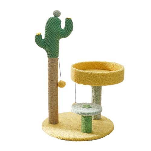 Tyenaza -Katzenbaum mit Sisal -Kratzerpfosten, Kaktusform Multifunktional atmungsaktiver Katzenkletterständer für Sommerkatkatspiele und Ruhebedürfnisse Tyenaza -Katzenbaum mit Sisal -Kratzerpfosten, Kaktusform Multifunktional atmungsaktiver Katzenkletterständer für Sommerkatkatspiele und Ruhebedürfnisse von Tyenaza