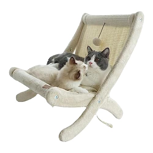 Tyenaza -Sofa -Form -Katzenkratzer für Innenkatzen, Sisal Multifunktionales Katzenkratzerbett für 4 Jahreszeiten, für große Katzenkratzer Lounge Tyenaza -Sofa -Form -Katzenkratzer für Innenkatzen, Sisal Multifunktionales Katzenkratzerbett für 4 Jahreszeiten, für große Katzenkratzer Lounge von Tyenaza