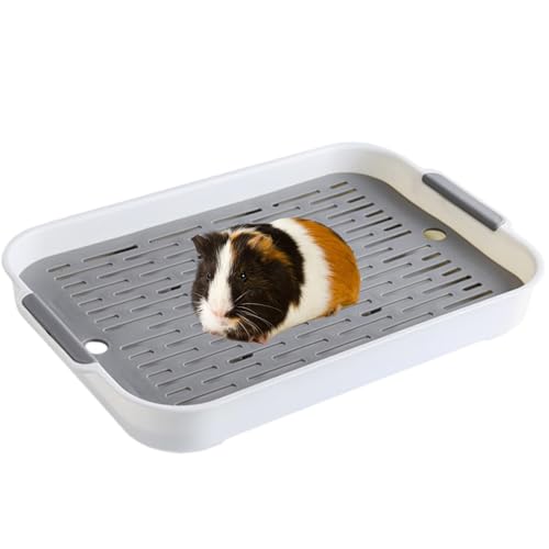 Katzentoilette für Kaninchen, Katzentoilette für Kleintiere, Töpfchentrainer, Verwendung im Käfig, Trainingsbox für Meerschweinchen, Kaninchen, Frettchen von Tyinerc