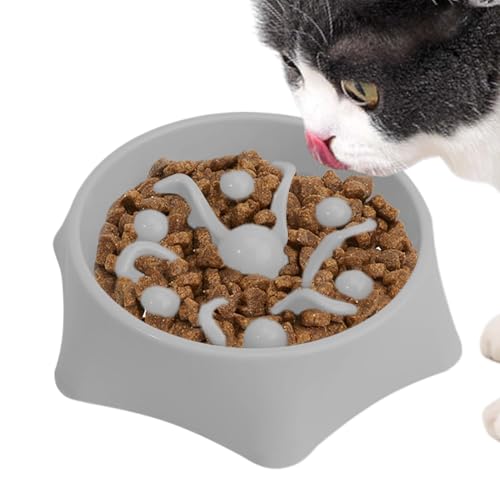 Tyinerc Futternapf für Hunde mit langsamer Fütterung, Futternapf für Hunde mit langsamer Fütterung | interaktive Puzzle-Schüssel gegen Erstickung für Hunde – rutschfeste Futterschalen für Hunde von Tyinerc