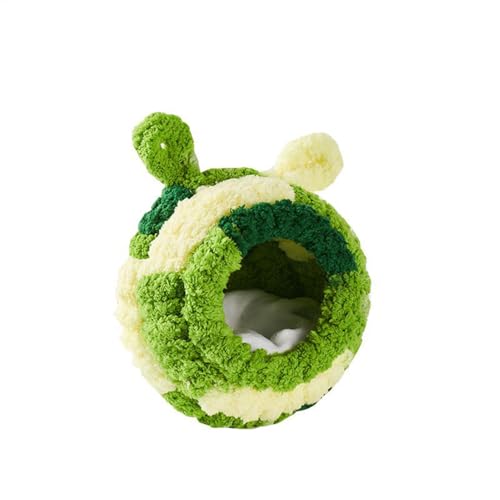 Tyinerc Hamsterbett, Kaninchennest, Winterschlafhaus aus Baumwolle, warm, kleines Winterhaus, bequem, für kleine Tiere, rundes Bett für Kleintiere für Hamster, Frettchen, Kaninchen Tyinerc Hamsterbett, Kaninchennest, Winterschlafhaus aus Baumwolle, warm, kleines Winterhaus, bequem, für kleine Tiere, rundes Bett für Kleintiere für Hamster, Frettchen, Kaninchen von Tyinerc