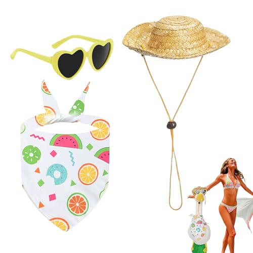 Tyinerc Hofgans Outfits | Süße Gänsekostüme Für Garten | Strandurlaub Thema Sonnenbrille Strohhut Für Pool Fensterdekoration Hochzeit Am Meer Tyinerc Hofgans Outfits | Süße Gänsekostüme Für Garten | Strandurlaub Thema Sonnenbrille Strohhut Für Pool Fensterdekoration Hochzeit Am Meer von Tyinerc