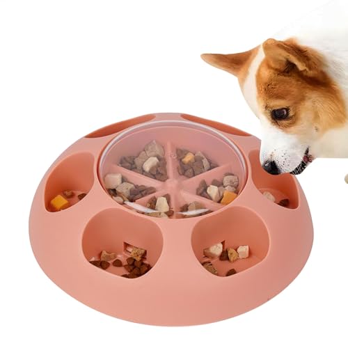 Tyinerc Interaktives Spielzeug mit langsamer Fütterung, Puzzle-Spielzeug mit langsamer Fütterung | Behandlung von Puzzle-Spielzeugen mit langsamer Fütterung für Hunde – Futterspender für Haustiere von Tyinerc