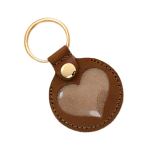Tyinerc Katzenhaar Aufbewahrung Schlüsselanhänger | Hundegedenk Schlüsselring,Herz Anhänger Erinnerungsstück Unisex für Rucksack Handtasche Taschencharm von Tyinerc