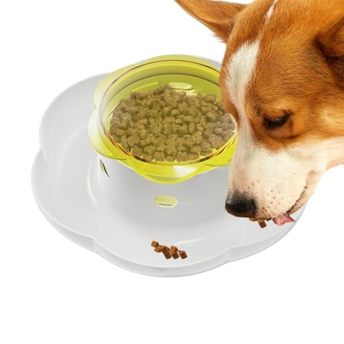 Tyinerc Puzzles für Hunde, Futterpuzzle für Hunde | Puzzle mit langsamer Fütterung aus der Ferne | Puzzle-Futterstation für Lebensmittel, lustiges Spielzeug zur Bereicherung für Hunde von Tyinerc