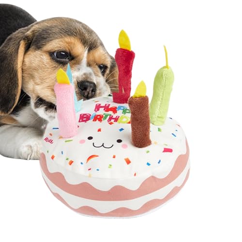 Tyinerc Quietschende Kuscheltiere für Hunde,Quietschende Kuscheltiere für Hunde | Hunde-Beißspielzeug in Form Einer Geburtstagstorte,Interaktives Spielzeug für kleine und mittelgroße Hunde, Spielzeug Tyinerc Quietschende Kuscheltiere für Hunde,Quietschende Kuscheltiere für Hunde | Hunde-Beißspielzeug in Form Einer Geburtstagstorte,Interaktives Spielzeug für kleine und mittelgroße Hunde, Spielzeug von Tyinerc