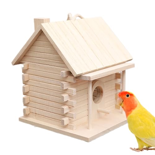 Tyinerc Vogelhaus im Freien, vogelhäuser | Hangable Birdhouse für Garten - Dekorative Papageienzüchterbox, Nistvogelhaus für Gartenbaumkoffer von Tyinerc