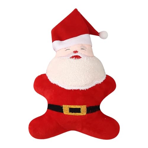 Tyinerc Weihnachts-Kauspielzeug für Hunde, quietschendes Weihnachtsspielzeug für aggressive Kauer, interaktives Quietschen, lindert Langeweile, Tyinerc Weihnachts-Kauspielzeug für Hunde, quietschendes Weihnachtsspielzeug für aggressive Kauer, interaktives Quietschen, lindert Langeweile, von Tyinerc