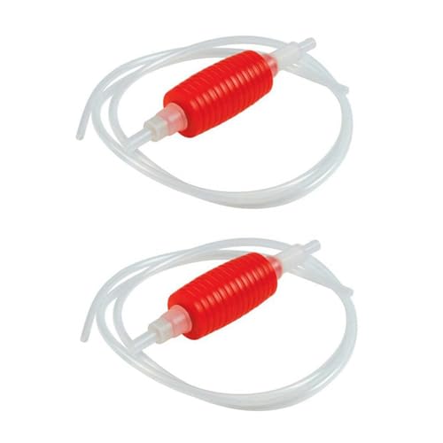 Tynmoel 2X 1.9Meter Rot Siphon Rohr Hand Kraftstoff Pumpe Benzin Siphon Gas ÖL Wasser Kraftstoff Transfer Siphon Pumpe für Wasser Benzin FlüSsigkeit Haus GebräU Wein Tynmoel 2X 1.9Meter Rot Siphon Rohr Hand Kraftstoff Pumpe Benzin Siphon Gas ÖL Wasser Kraftstoff Transfer Siphon Pumpe für Wasser Benzin FlüSsigkeit Haus GebräU Wein von Tynmoel