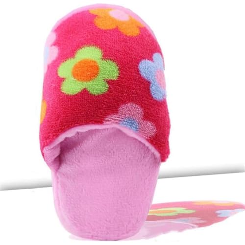 Quietschspielzeug für Hunde, weiches Plüsch-Kauspielzeug, niedliche Slipperform, buntes Haustier-Plüschspielzeug Kuscheltier, interaktives Hundespielzeug, Haustierzubehör Quietschspielzeug für Hunde, weiches Plüsch-Kauspielzeug, niedliche Slipperform, buntes Haustier-Plüschspielzeug Kuscheltier, interaktives Hundespielzeug, Haustierzubehör von TypoGrove