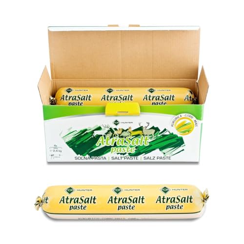 TYRCHEM FOR Hunter AtraSalt Pasta, salzpaste, Salzlecke (2,4 kg (4x600g), Mais) von TYRCHEM
