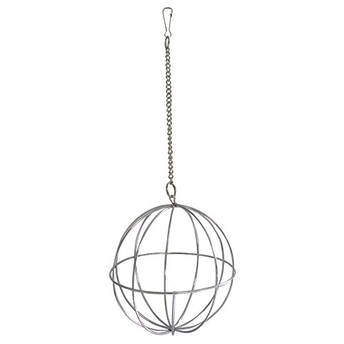 Tyrol Gemüsekorb für Nager/Kaninchen, Karabinerhaken zum Aufhängen, 100% Edelstahl, Durchmesser 12 cm Tyrol Gemüsekorb für Nager/Kaninchen, Karabinerhaken zum Aufhängen, 100% Edelstahl, Durchmesser 12 cm von Tyrol