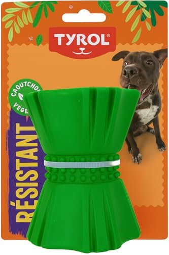 Tyrol - Hundespielzeug Barrett Becher – Spielzeug für Hunde, robust und farbenfroh – für Starke Kauer – hilft gegen Langeweile und Stress – auf Gummibasis – erhältlich in 3 Formaten – 10 cm von Tyrol