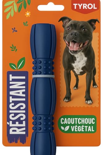 Tyrol - Hundespielzeug Barrett – Spielzeug für Hunde, robust und farbenfroh – für Starke Kauer – hilft gegen Langeweile und Stress – auf Gummibasis – erhältlich in 3 Formaten – 25 cm Tyrol - Hundespielzeug Barrett – Spielzeug für Hunde, robust und farbenfroh – für Starke Kauer – hilft gegen Langeweile und Stress – auf Gummibasis – erhältlich in 3 Formaten – 25 cm von Tyrol