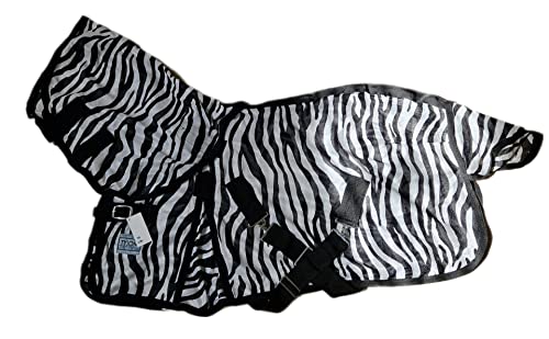 Fliegendecke Zebra Minishetty Mnipony Shetty Falabella Decke 65 70 75 80 85 90 cm (90 cm) von Tysons Breeches